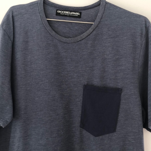 Contrast Pocket Crew by Groceries Apparel - Picture 4 of 4